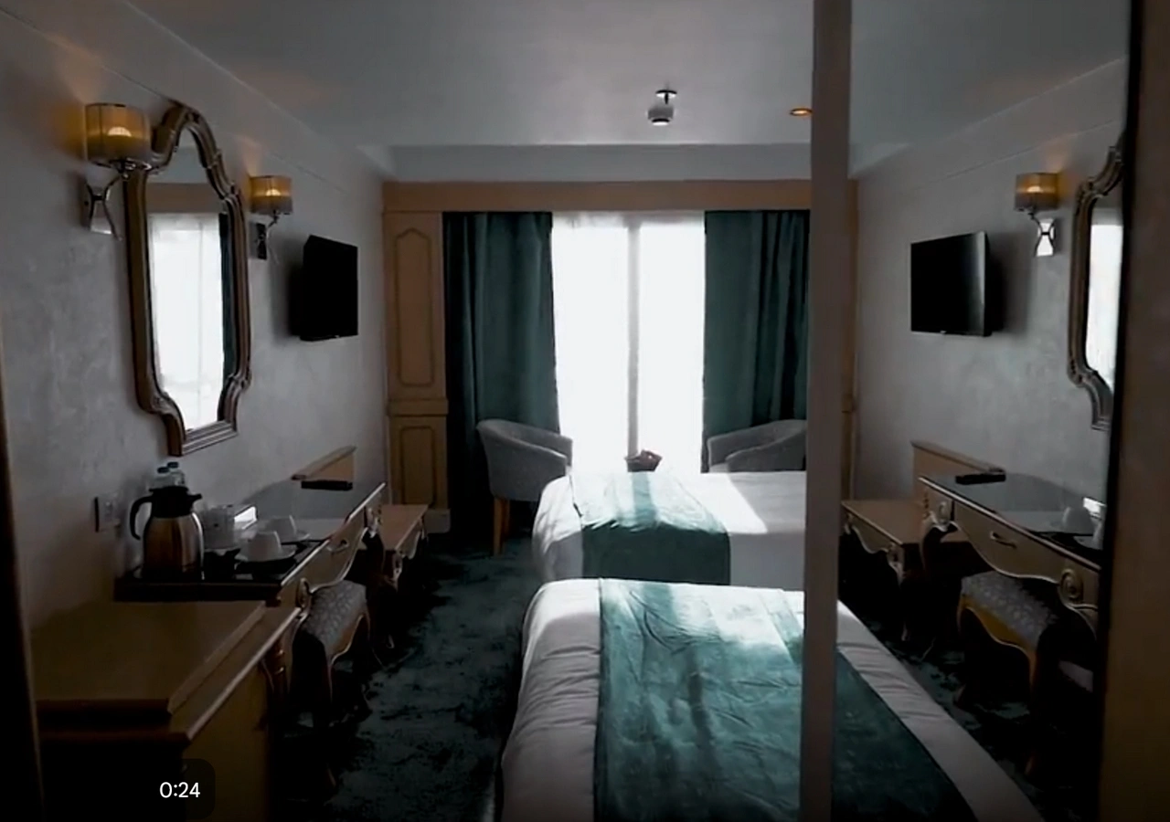Cabin aboard the MS Stephanie Nile Cruise Nile cruise